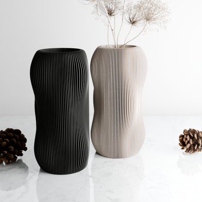 BUBBLY Vase – 9.4 Inches Muted White Vase
