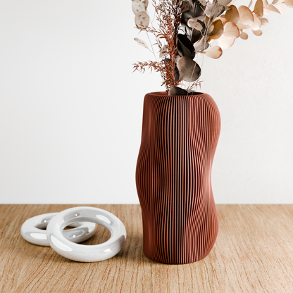 BUBBLY Vase – 9.4 Inches Terracotta Vase