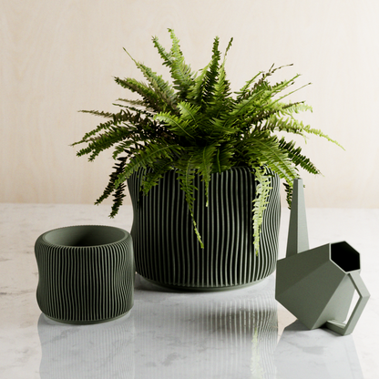 BUBBLY Planter – Muted Green Planter
