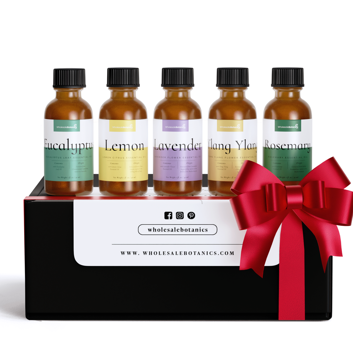 Essential Oils Gift Set for Women | 5 Aromatherapy Scents