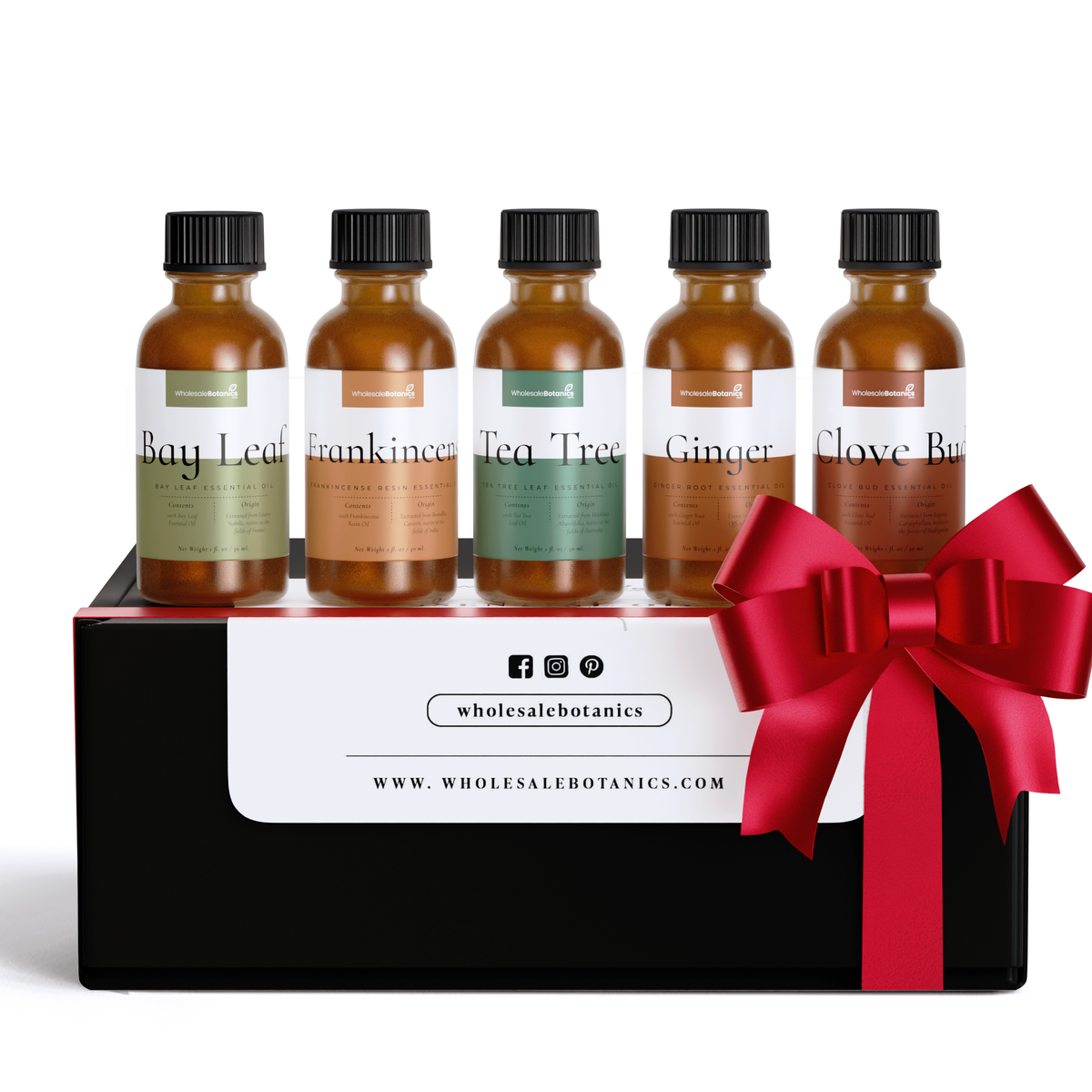 Men’s Essential Oil Gift Set, 5 Oils