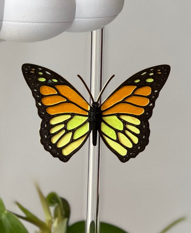 Original Dripping Rain Cloud with Orange Butterfly Charm – Clouds