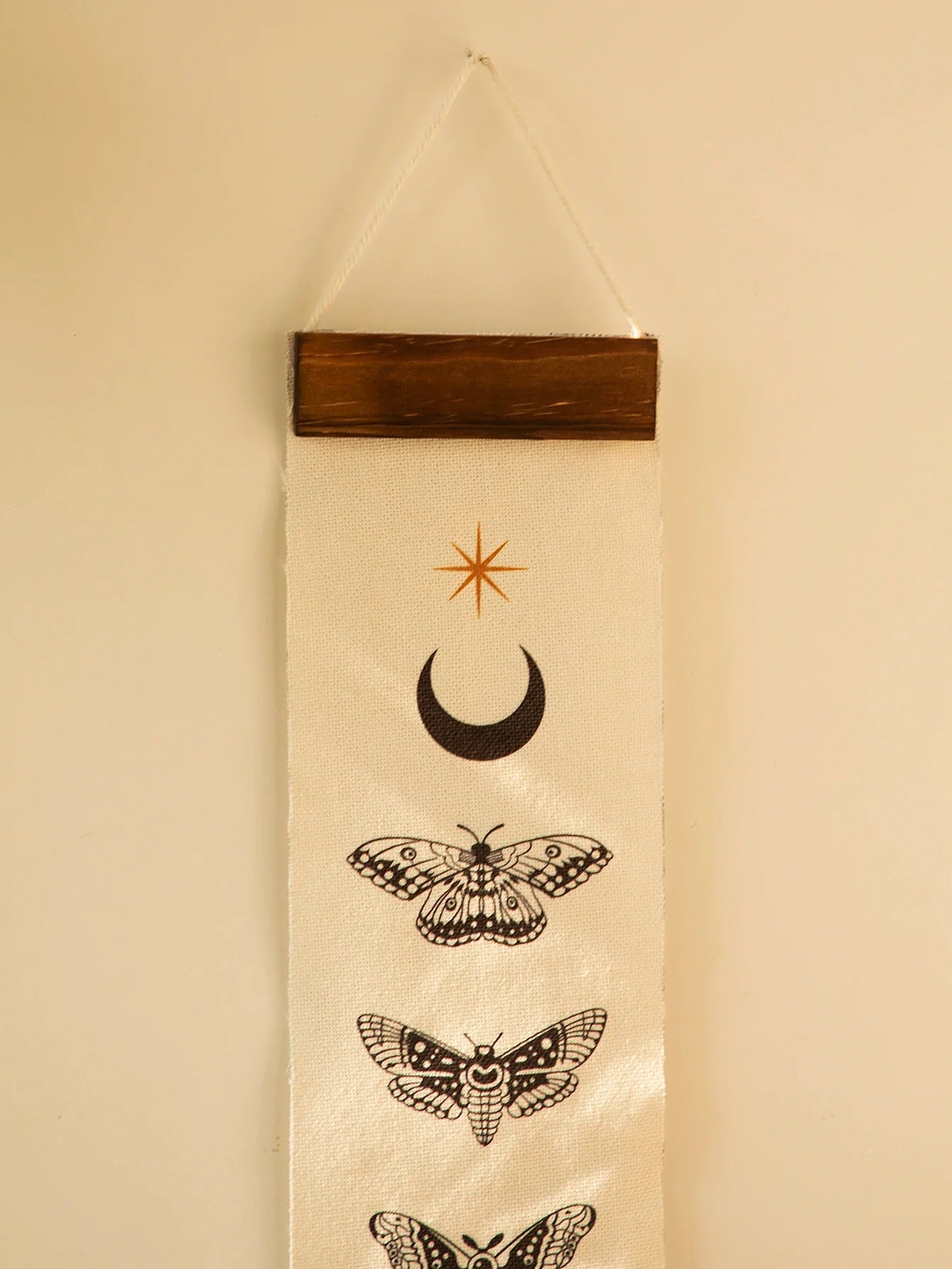 Butterfly & Moon Phase Banner Tapestry