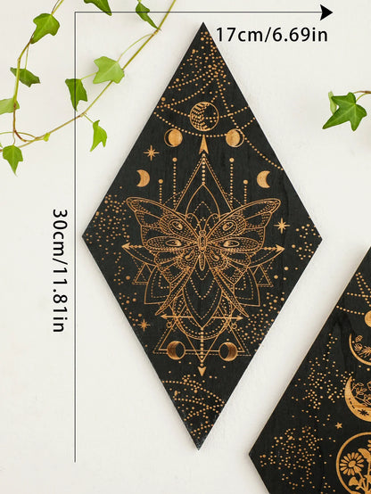 Moon Phase Wall Plaques – home decor