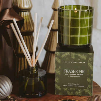 Fraser Fir Soy Blend Candle, 12 oz | Boxed Christmas Gift