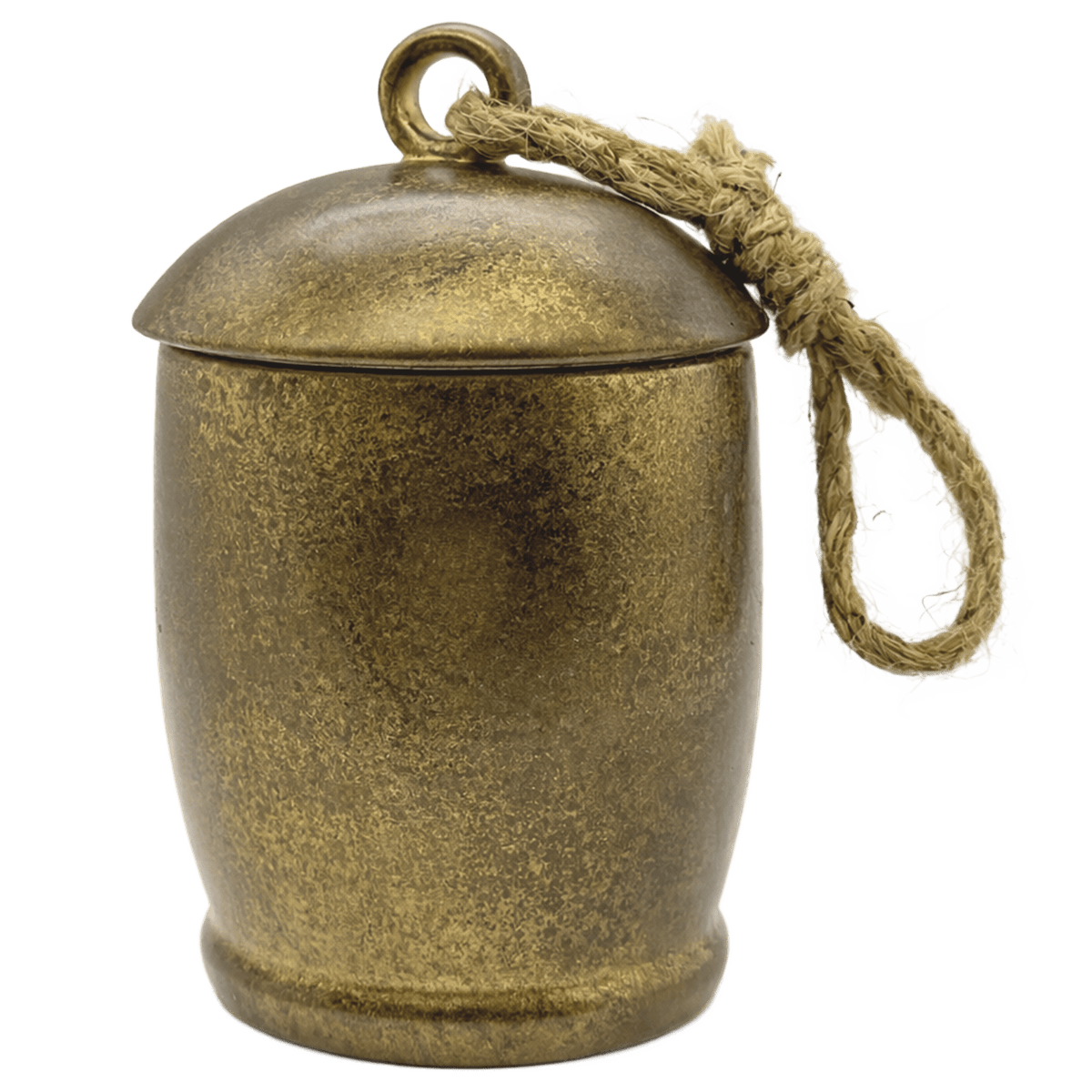 Holiday Soy Blend Candle in Antique Gold Bell Jar, 13.5 oz – Candles