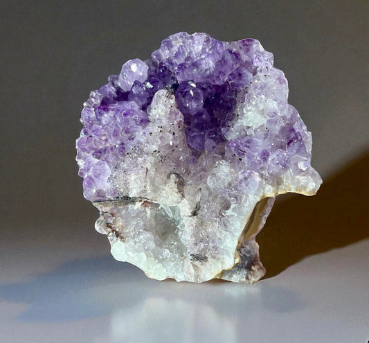 Amethyst with Calcite Cast (Dogtooth Epimorph) – Uruguay –