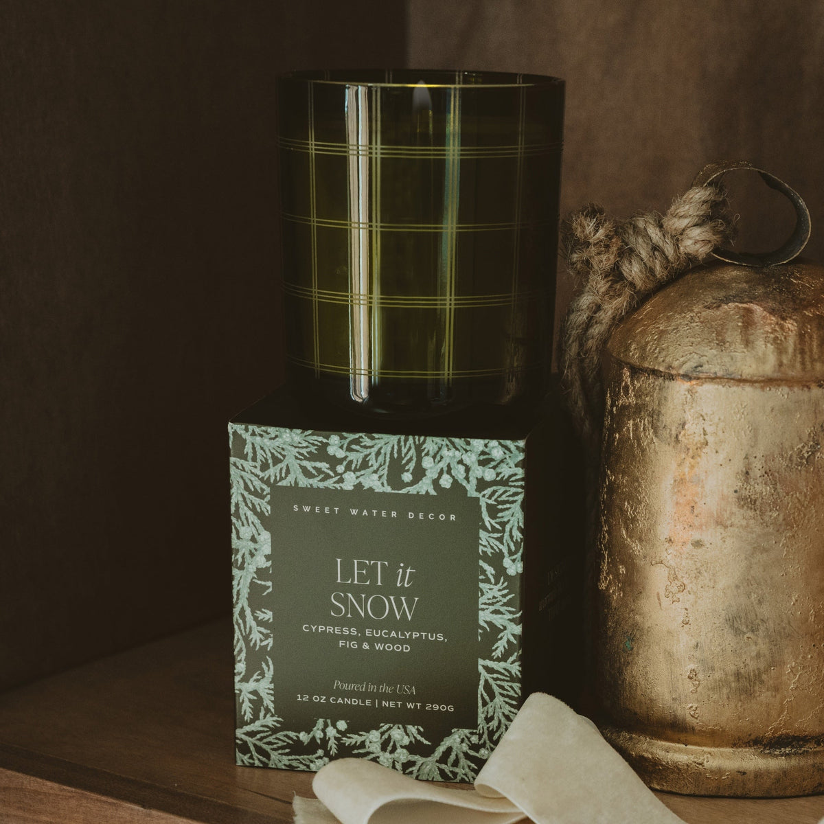 Let It Snow Soy Blend Candle, 12 oz | Boxed Christmas Gift