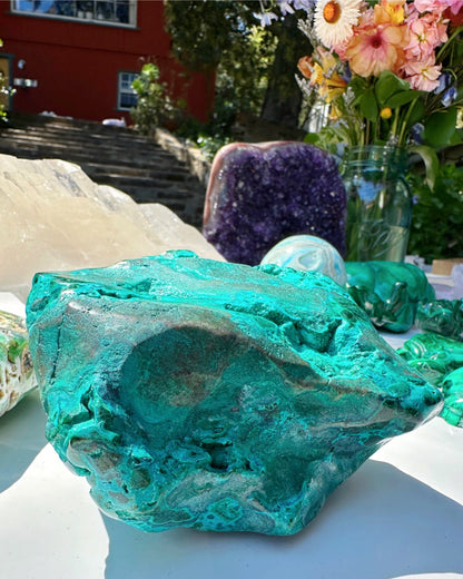 Chrysocolla w/ Malachite –