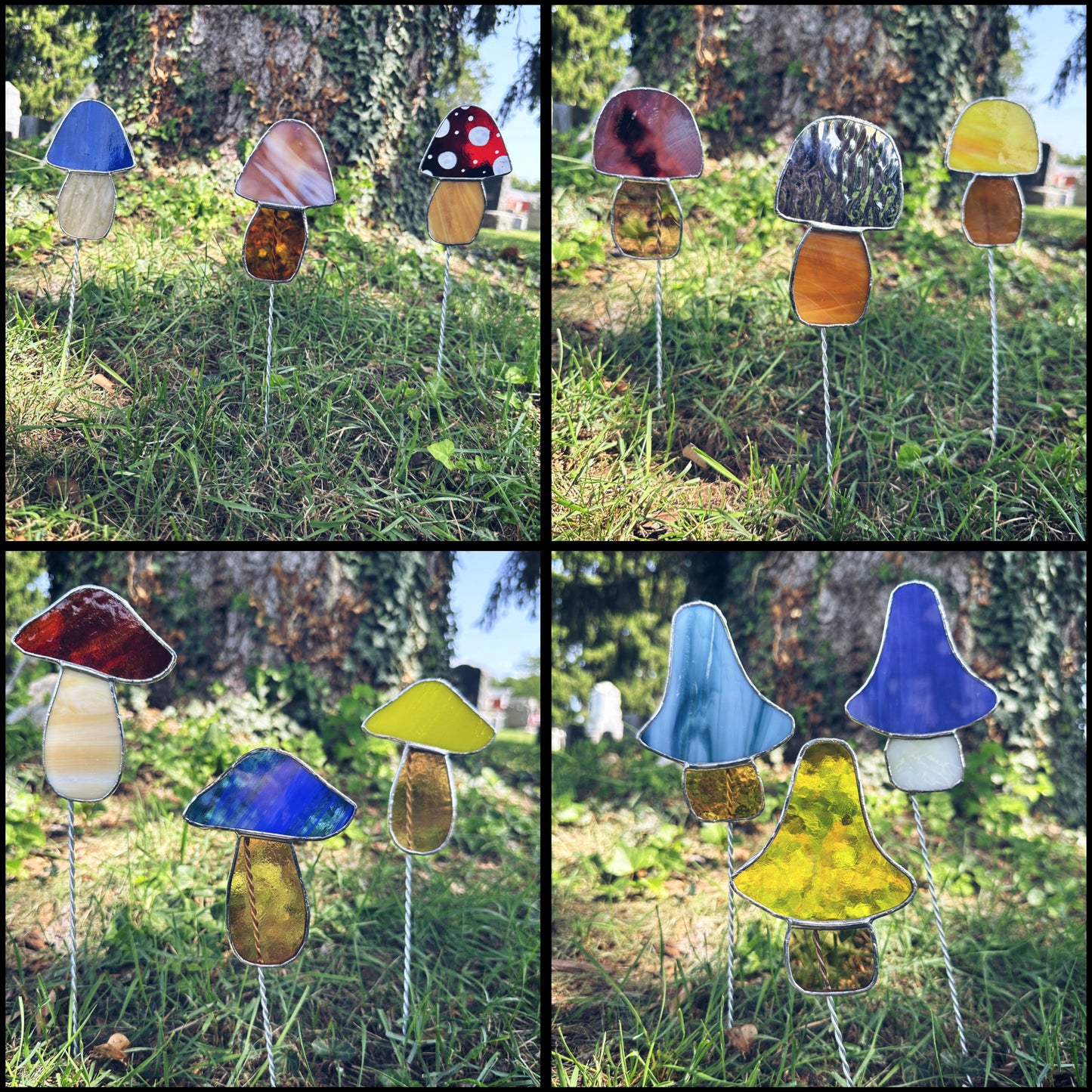 Mushroom Garden Stake – Whimsical Outdoor Décor for Yard & Planters