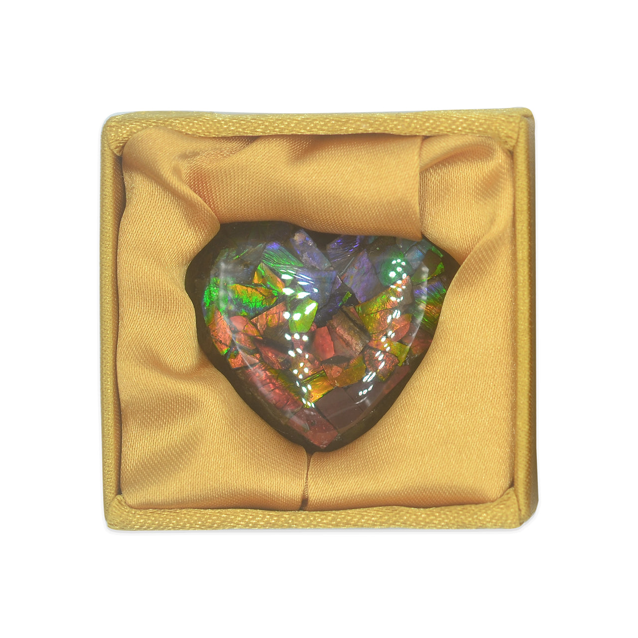 Starborn Ammolite Heart, Display Stone- 1.25 inches – RP - Regular Price