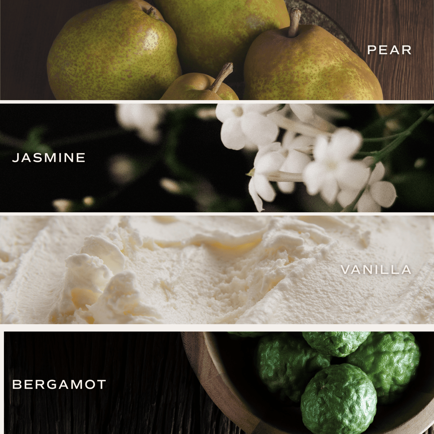 Cashmere and Vanilla Soy Patterned Candle - Clear Jar - 9 oz – Candles