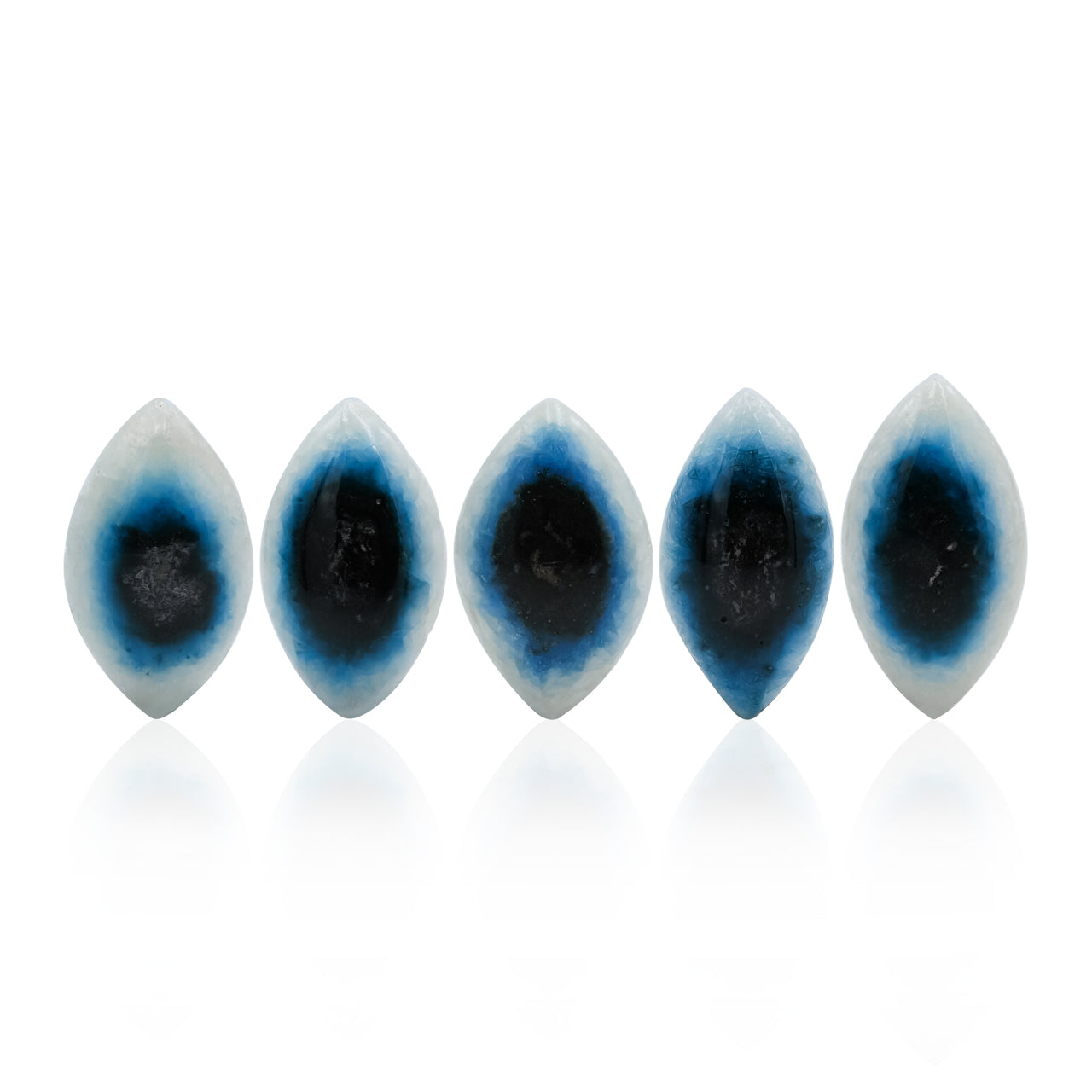 Rare Eyeshape Blue Ice Glacierite Cabochon - 1 piece – RP - Regular Price