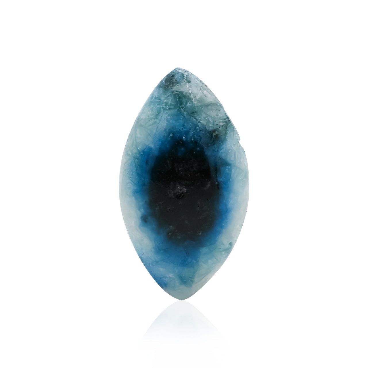 Rare Eyeshape Blue Ice Glacierite Cabochon - 1 piece – RP - Regular Price