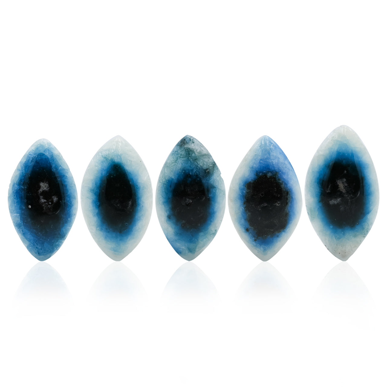 Rare Eyeshape Blue Ice Glacierite Cabochon - 1 piece – RP - Regular Price
