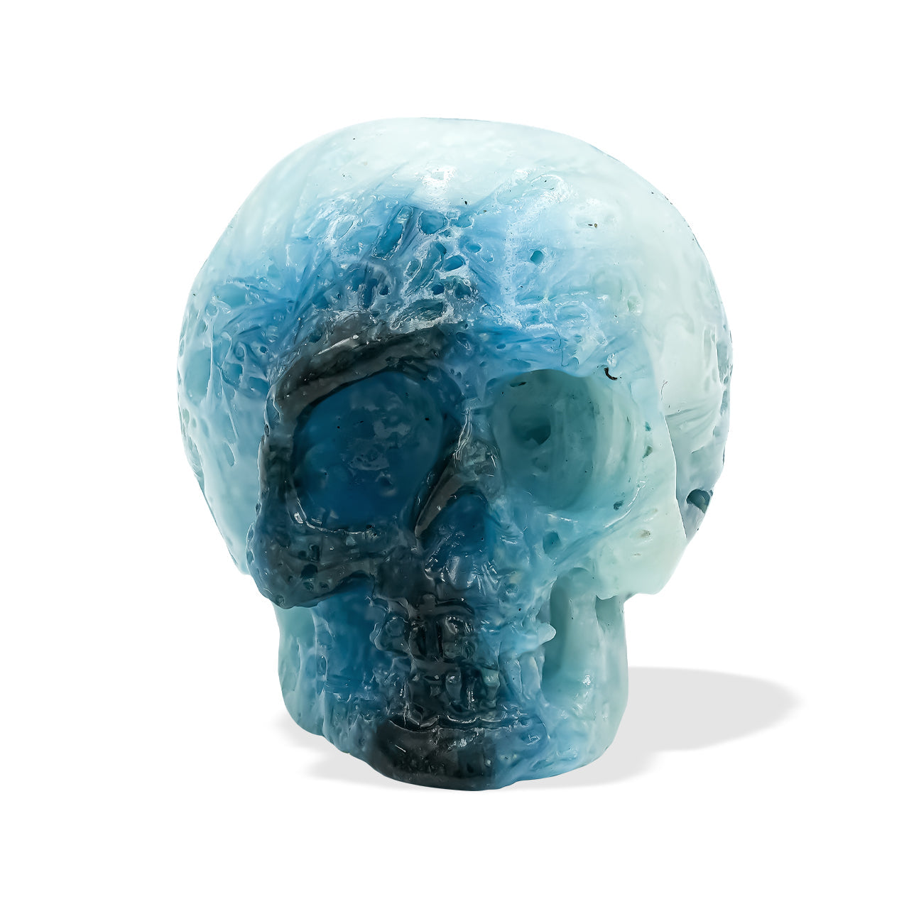 Starborn Blue Ice Glacierite Hand-Carved Skull 25-30 mm – RP - Regular Price