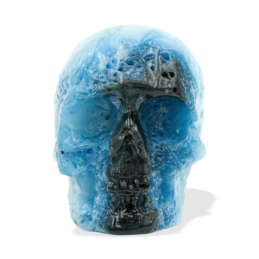 Starborn Blue Ice Glacierite Hand-Carved Skull 25-30 mm – RP - Regular Price