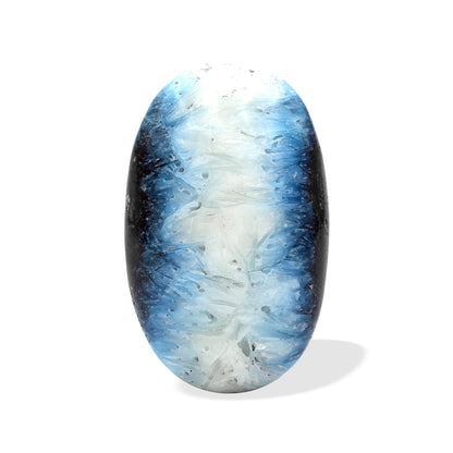 Starborn Polished Blue Ice Glacierite Palm Stone – RP - Regular Price