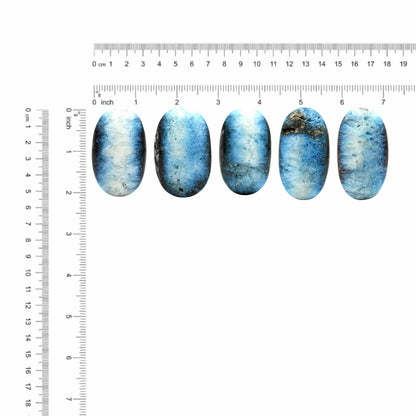 Starborn Polished Blue Ice Glacierite Palm Stone – RP - Regular Price