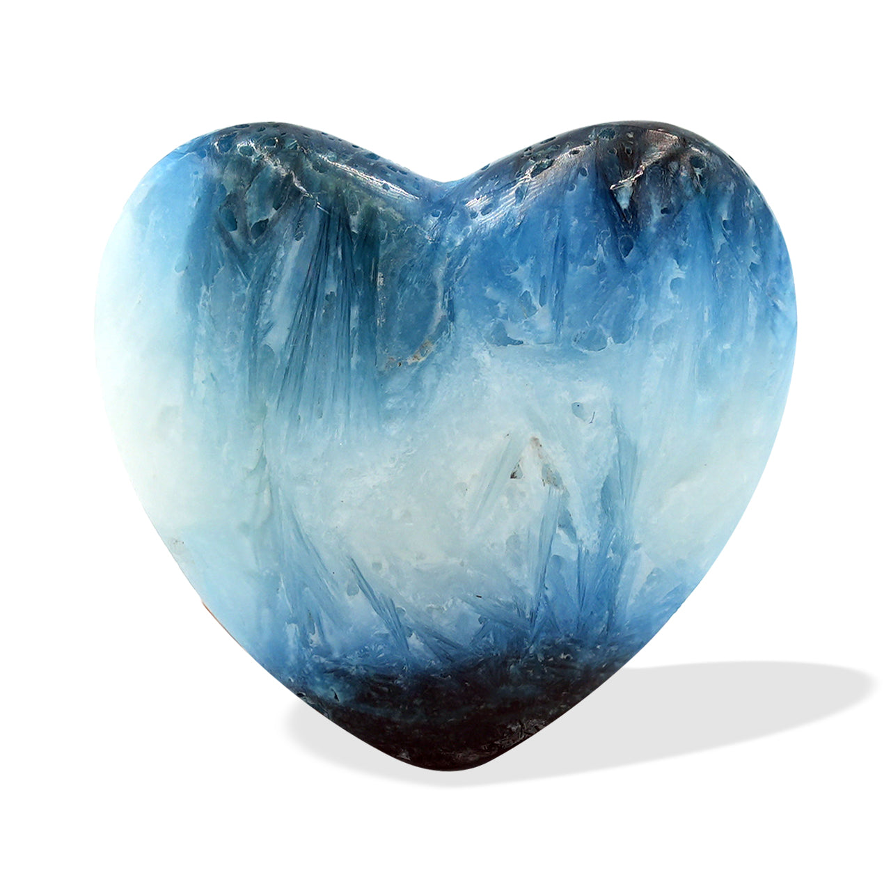 Starborn Blue Ice Glacierite Heart Shaped Stone - 1 Piece – RP - Regular Price