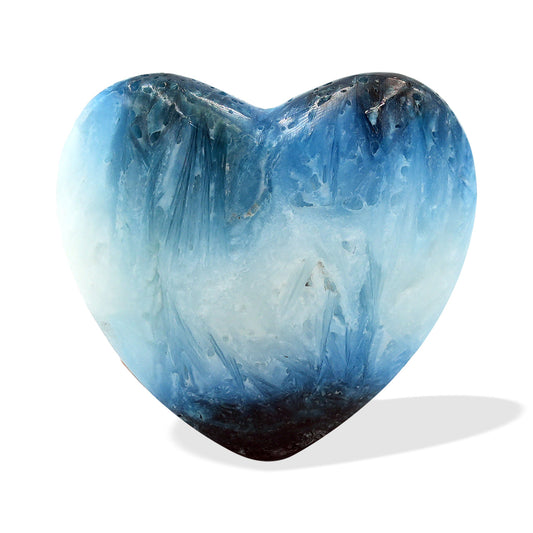 Starborn Blue Ice Glacierite Heart Shaped Stone - 1 Piece – RP - Regular Price