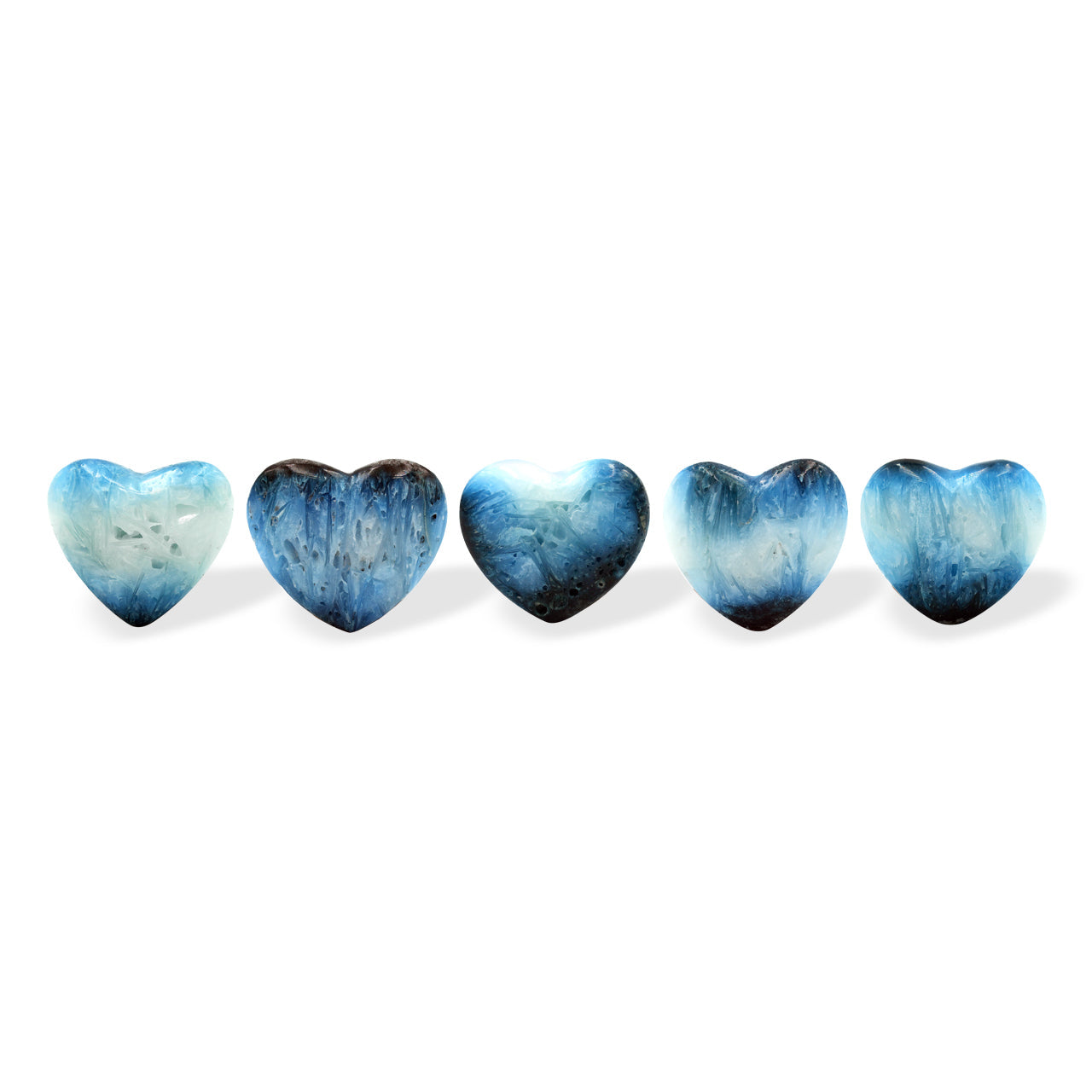 Starborn Blue Ice Glacierite Heart Shaped Stone - 1 Piece – RP - Regular Price