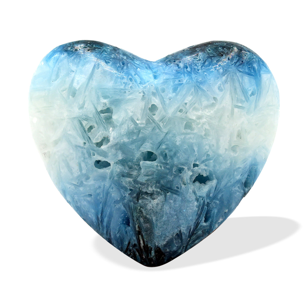 Starborn Blue Ice Glacierite Heart Shaped Stone - 1 Piece – RP - Regular Price