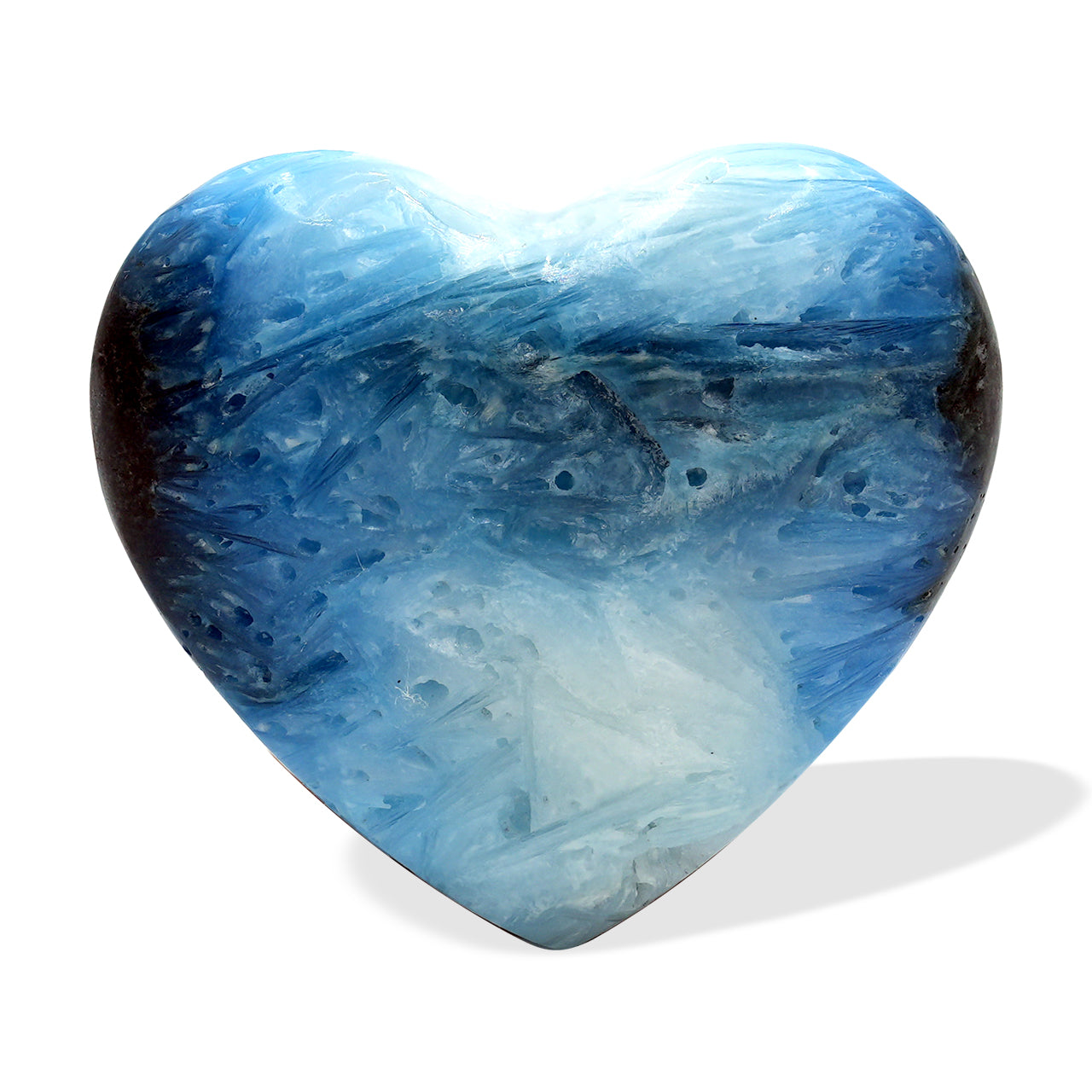 Starborn Blue Ice Glacierite Heart Shaped Stone - 1 Piece – RP - Regular Price
