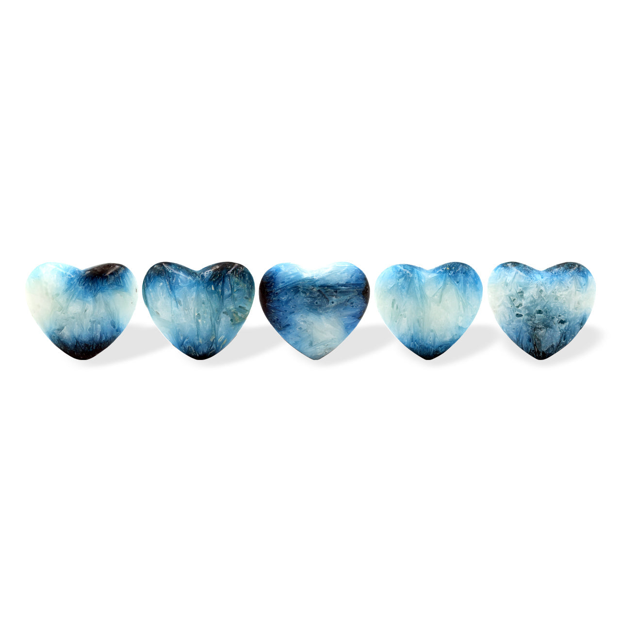 Starborn Blue Ice Glacierite Heart Shaped Stone - 1 Piece – RP - Regular Price