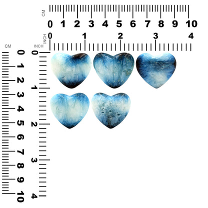 Starborn Blue Ice Glacierite Heart Shaped Stone - 1 Piece – RP - Regular Price