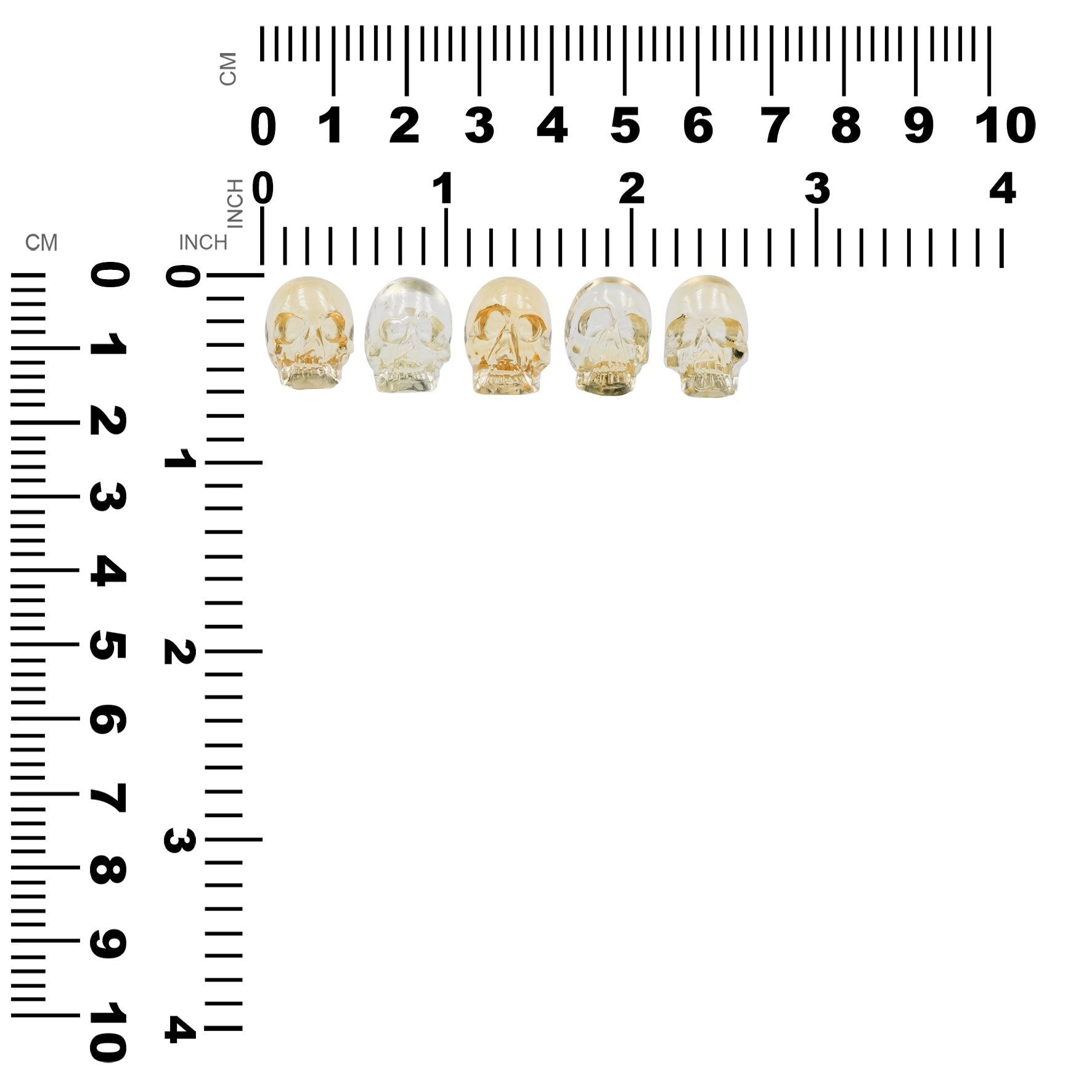 Starborn Citrine Mini Skull Carving - 1 Piece – RP - Regular Price