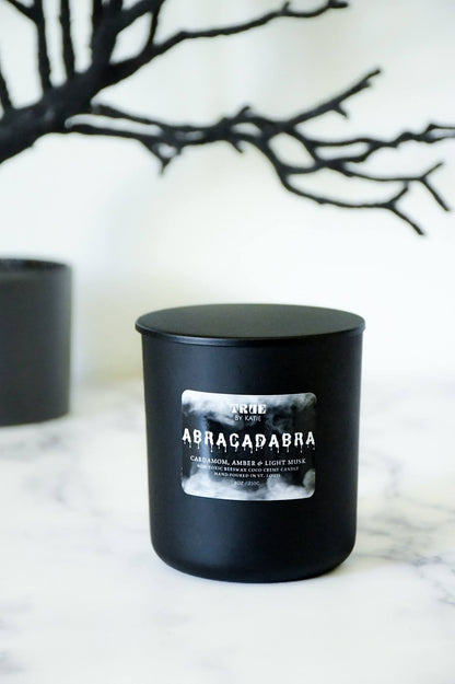 Cardamom Orange Candle - 8oz Beeswax Refillable – non toxic candle