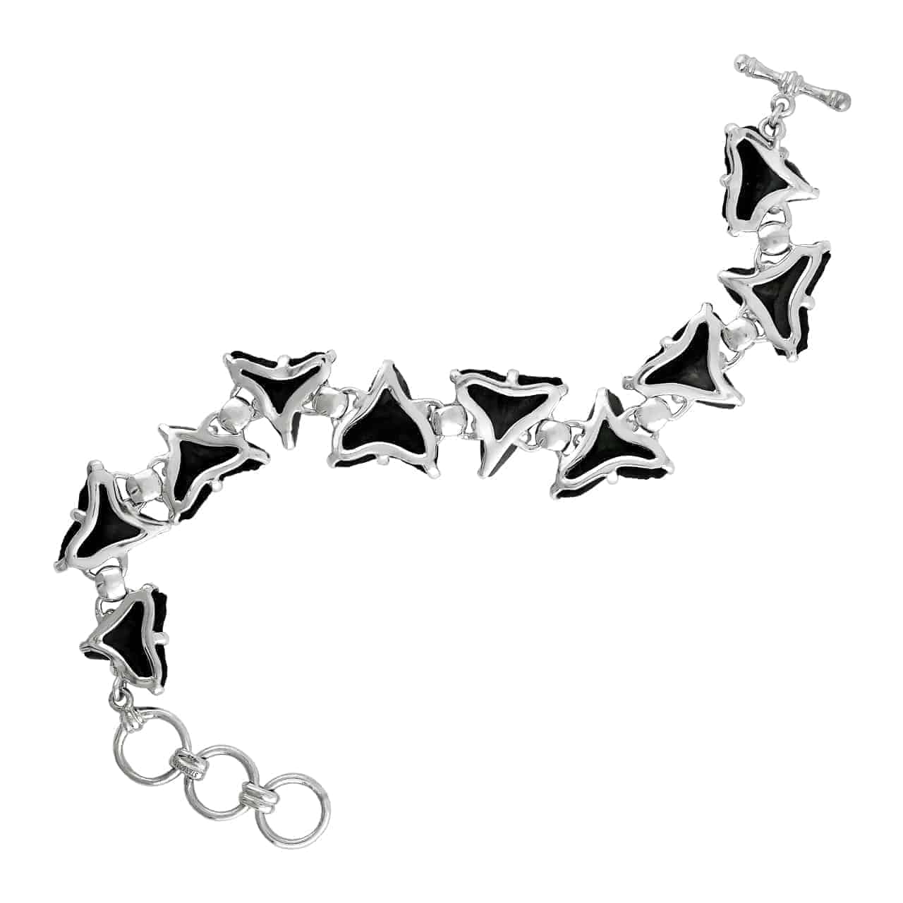 Starborn Fossil Shark Tooth Bracelet in Sterling Silver – RP - Regular Price