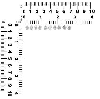 Herkimer Diamond Sterling Silver Post Earrings Set of 5 pairs