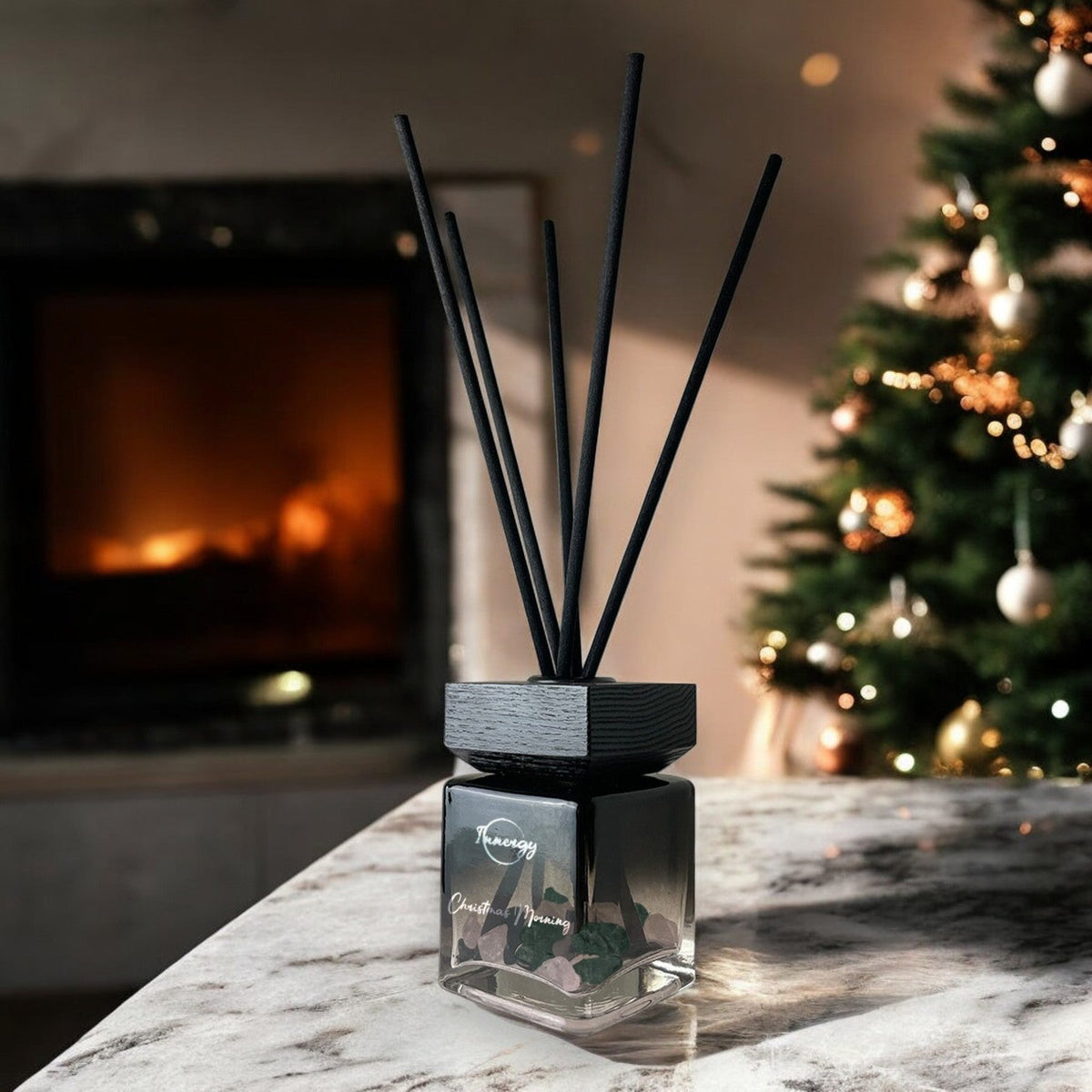 Christmas Morning Crystal-Infused Reed Diffuser, 100ml | Innergy – Reed Diffuser