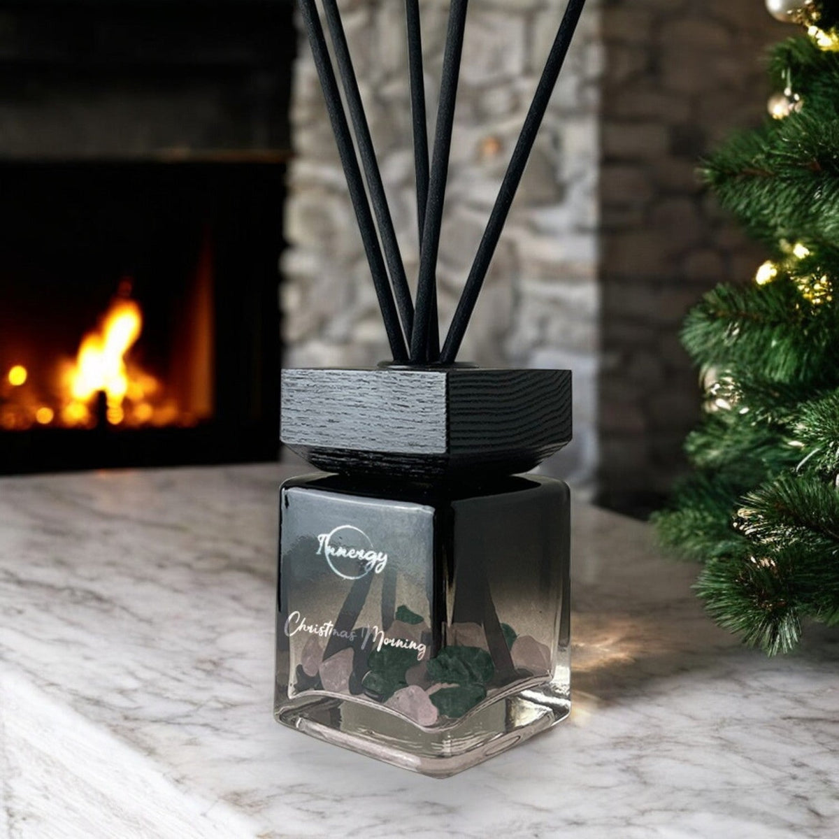 Christmas Morning Crystal-Infused Reed Diffuser, 100ml | Innergy – Reed Diffuser