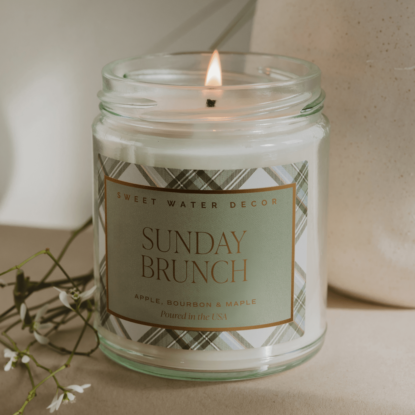 Sunday Brunch Soy Candle - Apple Maple Scented 9oz – Candles