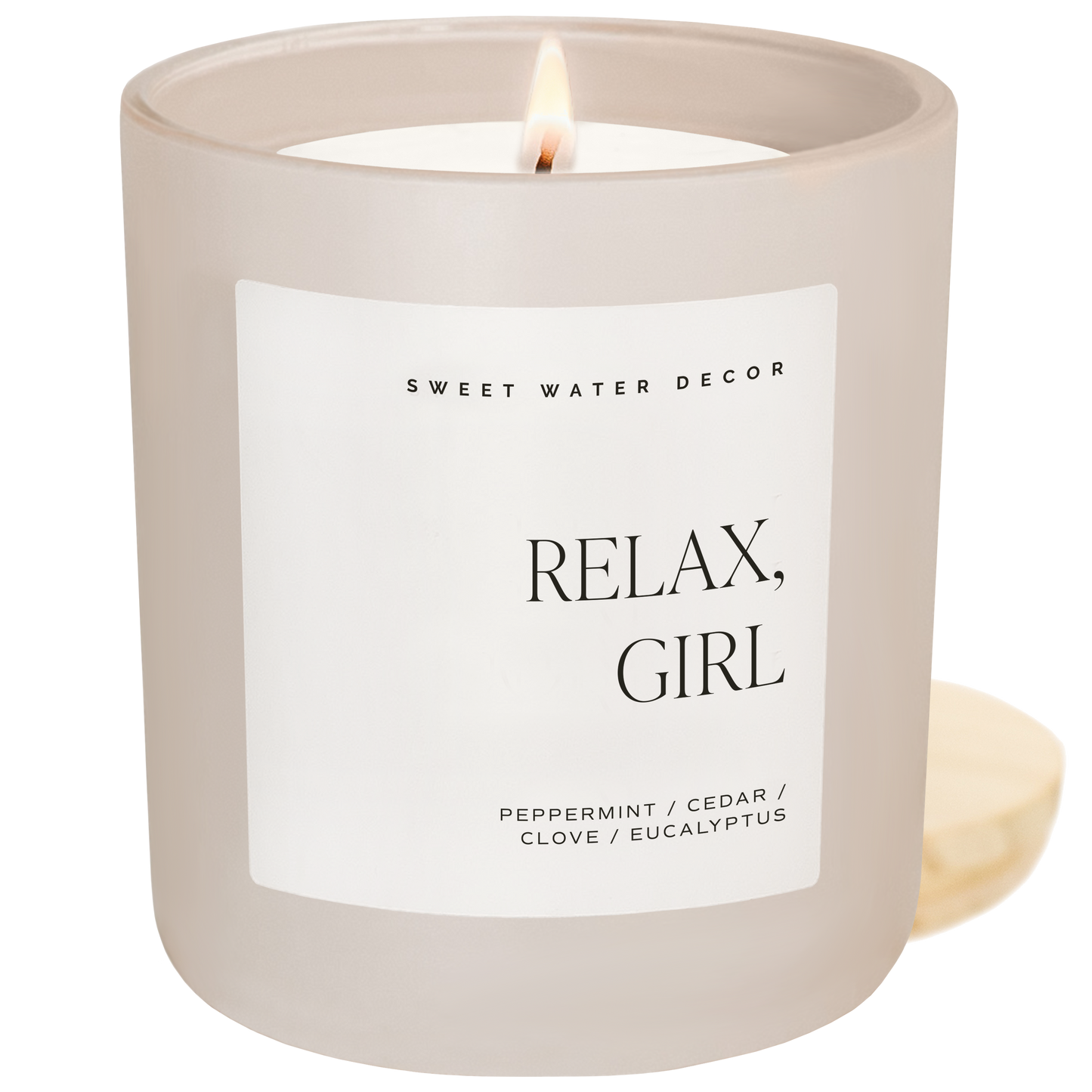 Relax Girl Soy Candle - Eucalyptus 15oz – Candles
