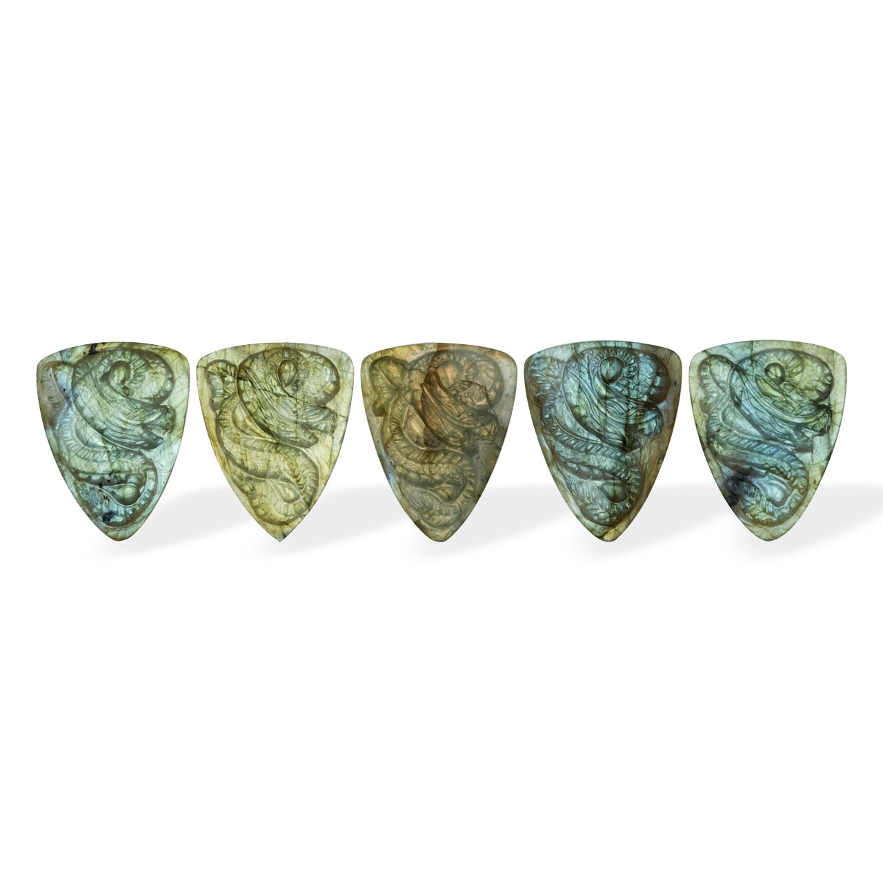 Starborn Labradorite Hand Carved Cabochon Dragon Carving – RP - Regular Price