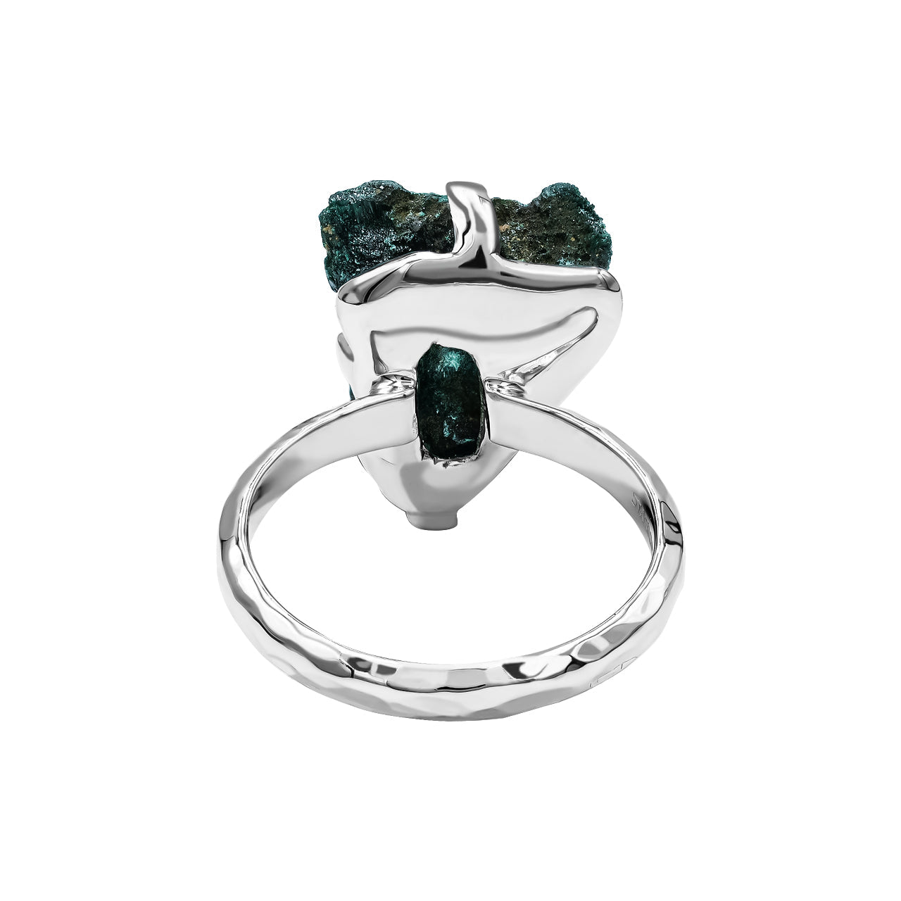 Starborn Raw Malachite Prong Set Ring in Fine Sterling Silver – RP - Regular Price