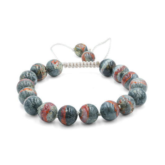 Starborn Magma Chalcedony Adjustable Beaded Bracelet