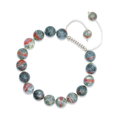 Starborn Magma Chalcedony Adjustable Beaded Bracelet