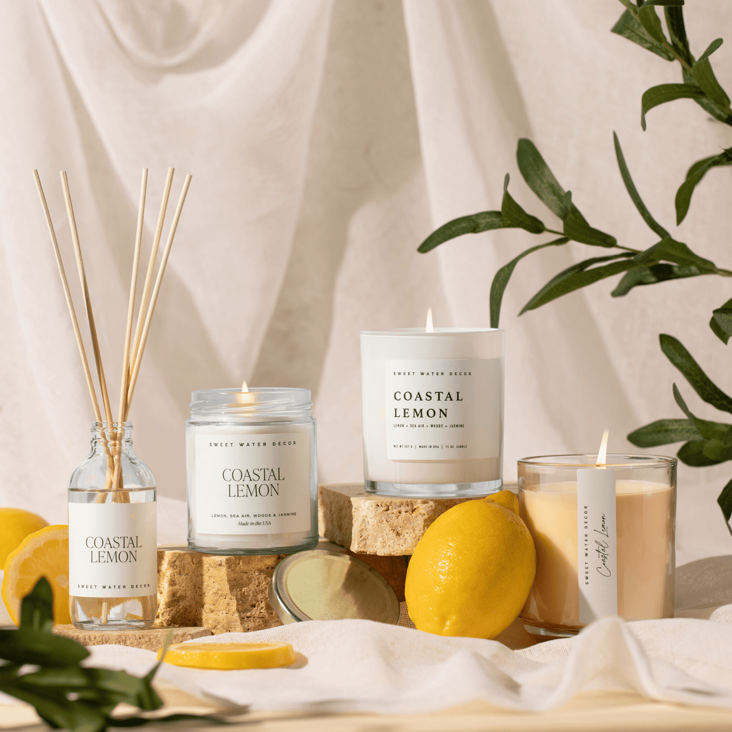 Coastal Lemon Reed Diffuser 3.5oz – Reed Diffusers