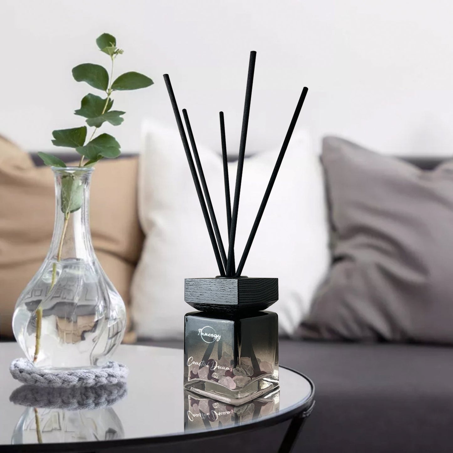 Coastal Dreams Crystal-Enhanced Reed Oil Diffuser, 100ml