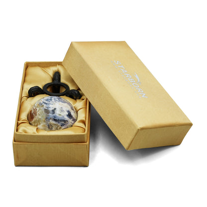 Purple Opal Sphere with Brass Decorative Display – RP - Regular Price