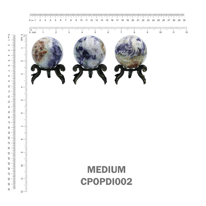 Purple Opal Sphere with Brass Decorative Display – RP - Regular Price