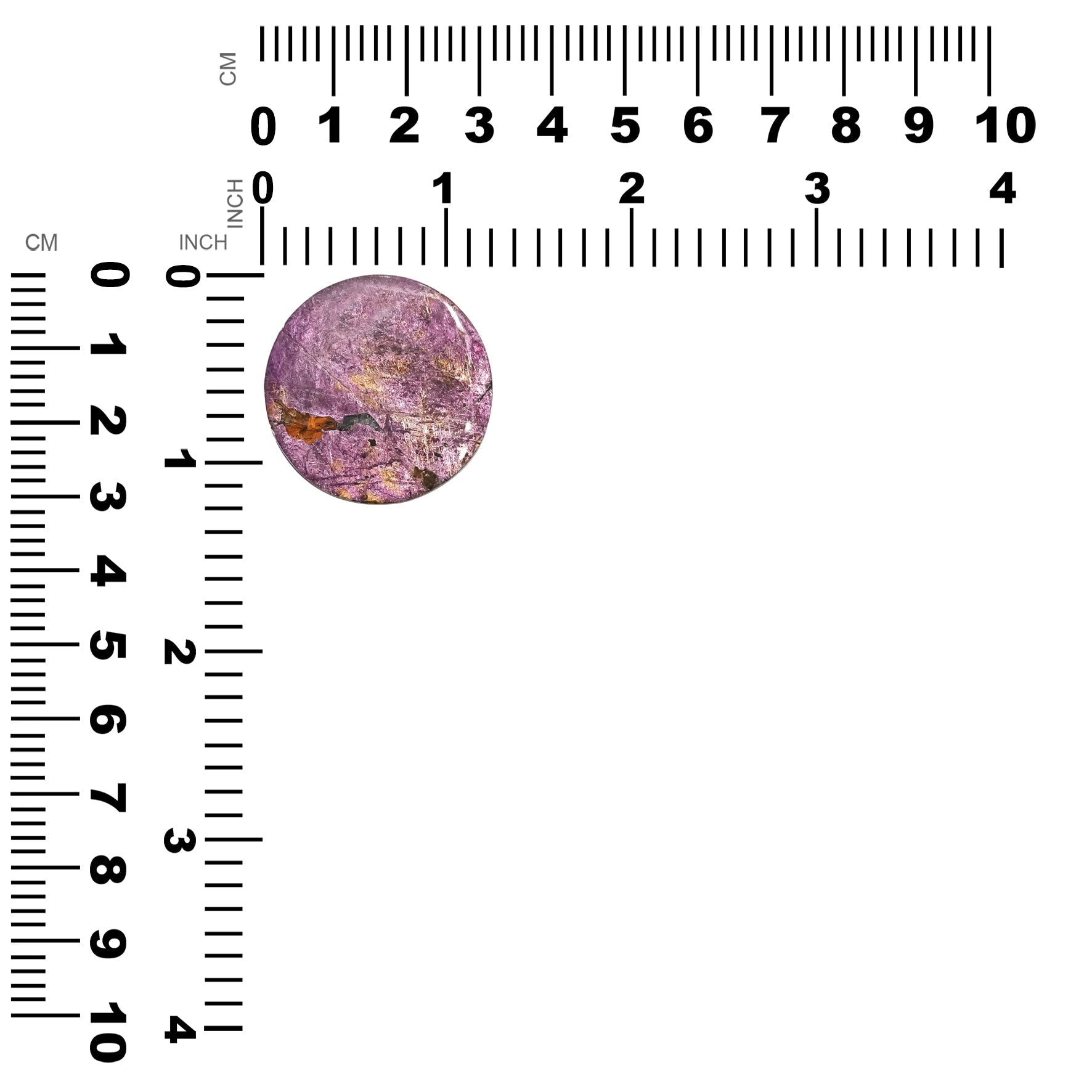 Starborn Purpurite One-of-a-Kind Round Cabochon (32mm) - 1 Piece – RP - Regular Price
