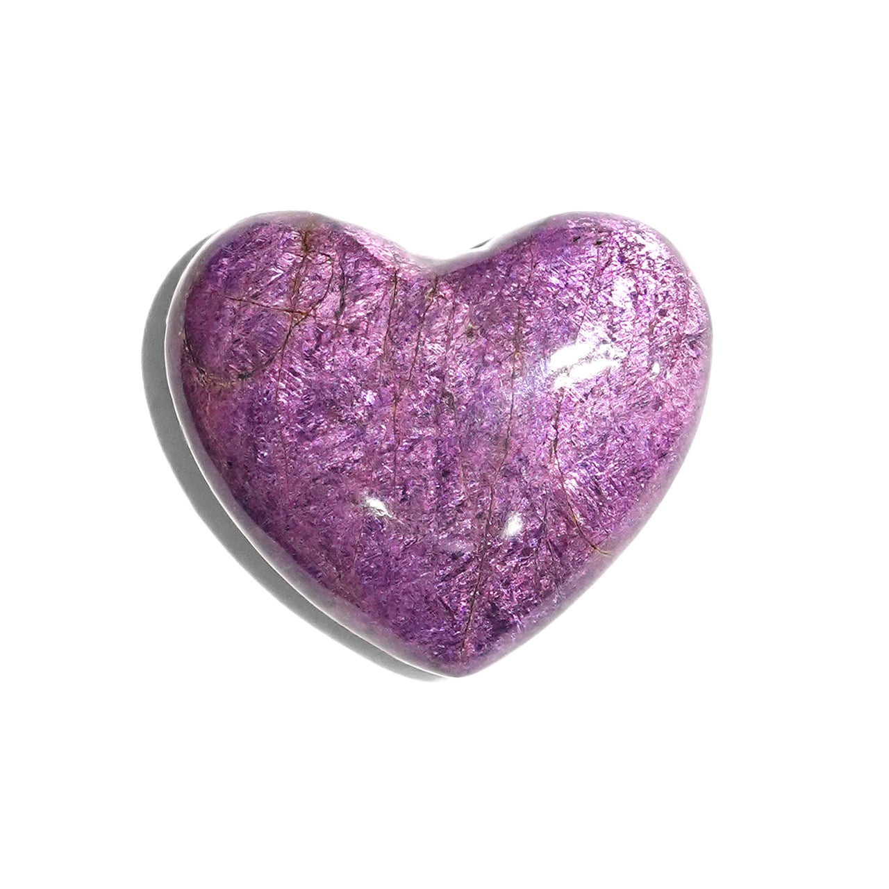 Starborn Hand Carved Purpurite Heart (18-20mm) - 1 Piece – RP - Regular Price