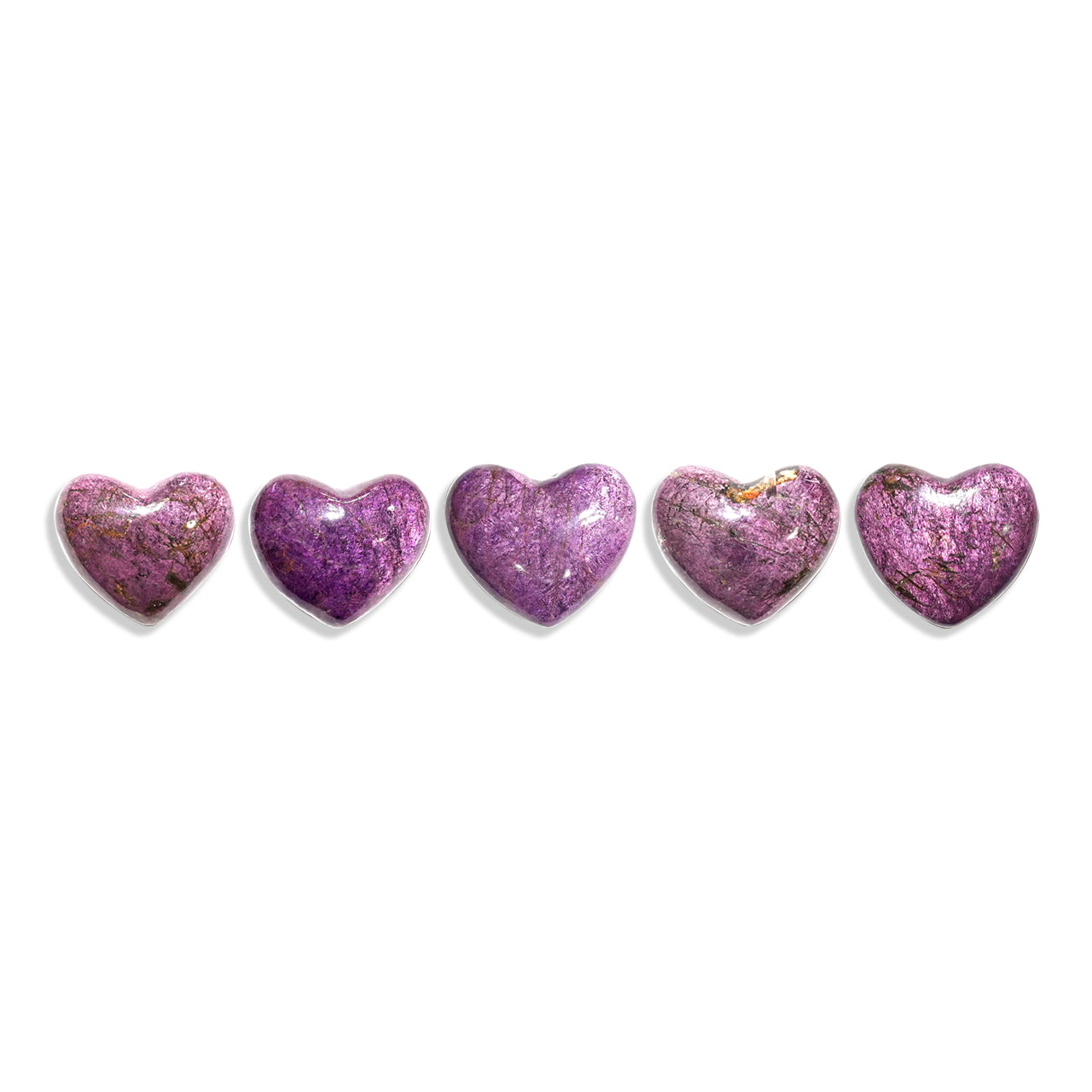 Starborn Hand Carved Purpurite Heart (18-20mm) - 1 Piece – RP - Regular Price