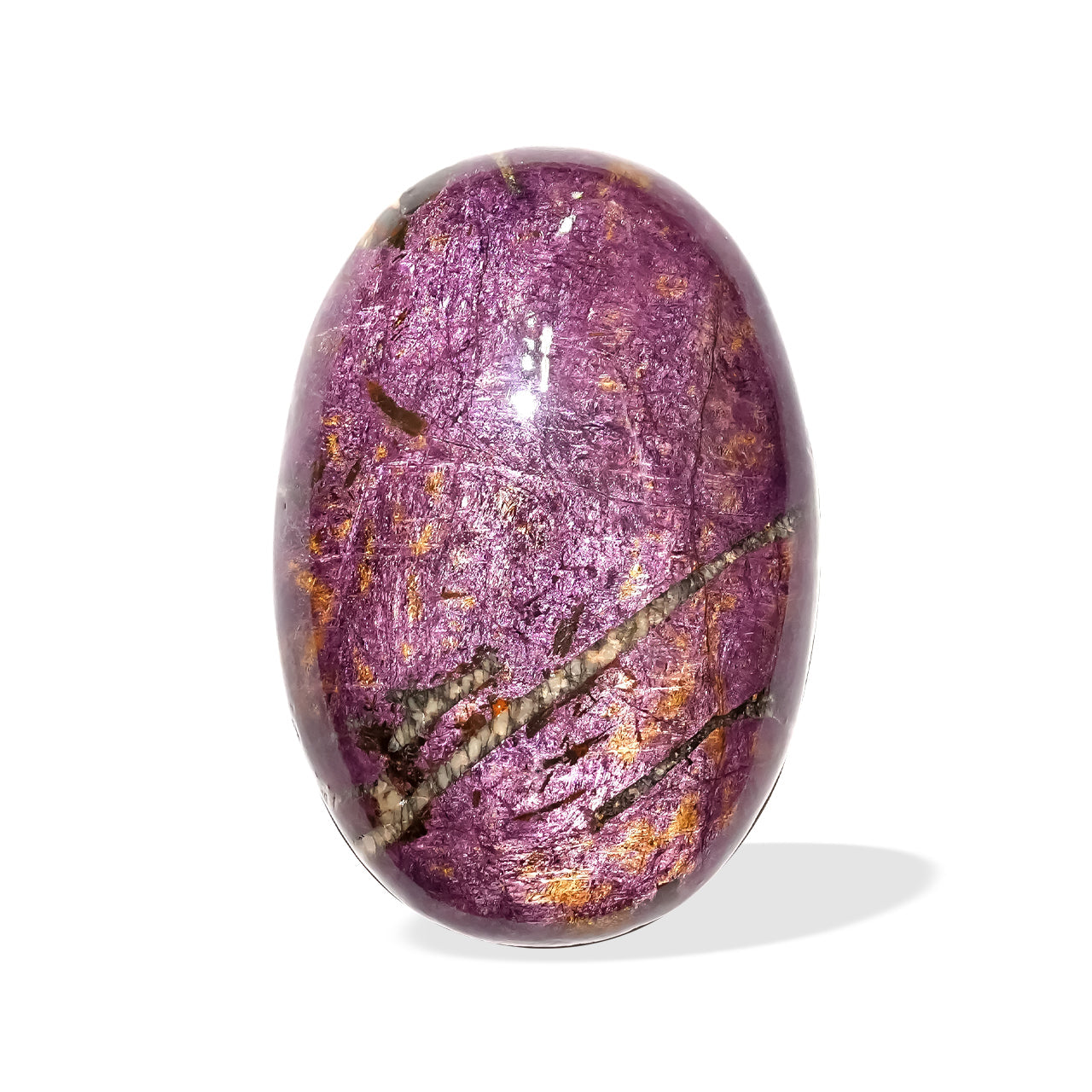 Starborn Polished Purpurite Palm Stone (90-115 grams) – RP - Regular Price